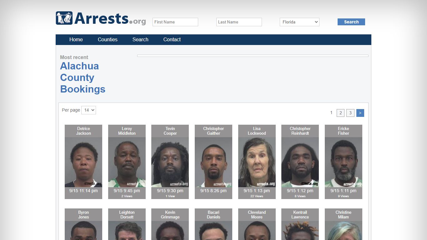 Alachua County Arrests and Inmate Search